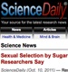 Science Daily, Sexual Selection, 2011