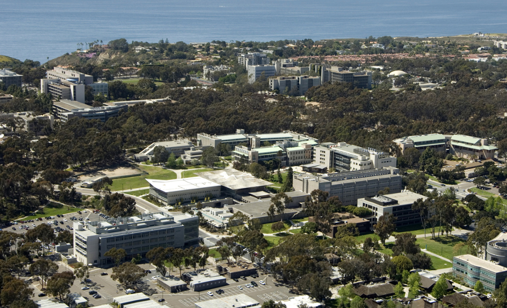 aerial of UC San Diego campus