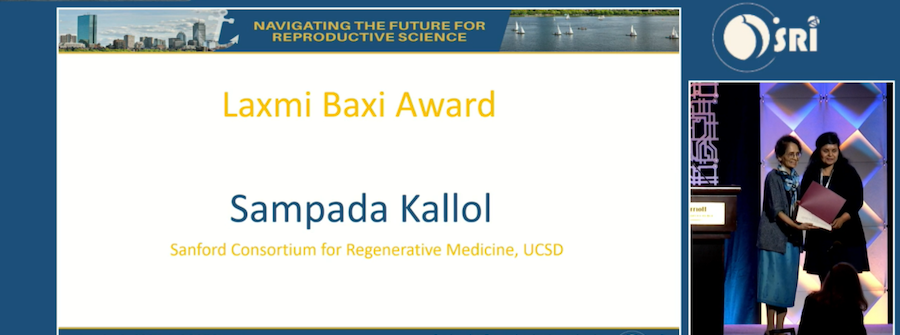 4 of 5, SRI2021 Sampada Kallol receives the Laxmi Baxi Award - 2021